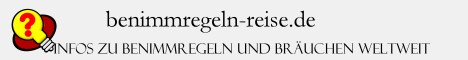 benimmregeln-reise.de, Infos zu Benimmregeln auf Reisen